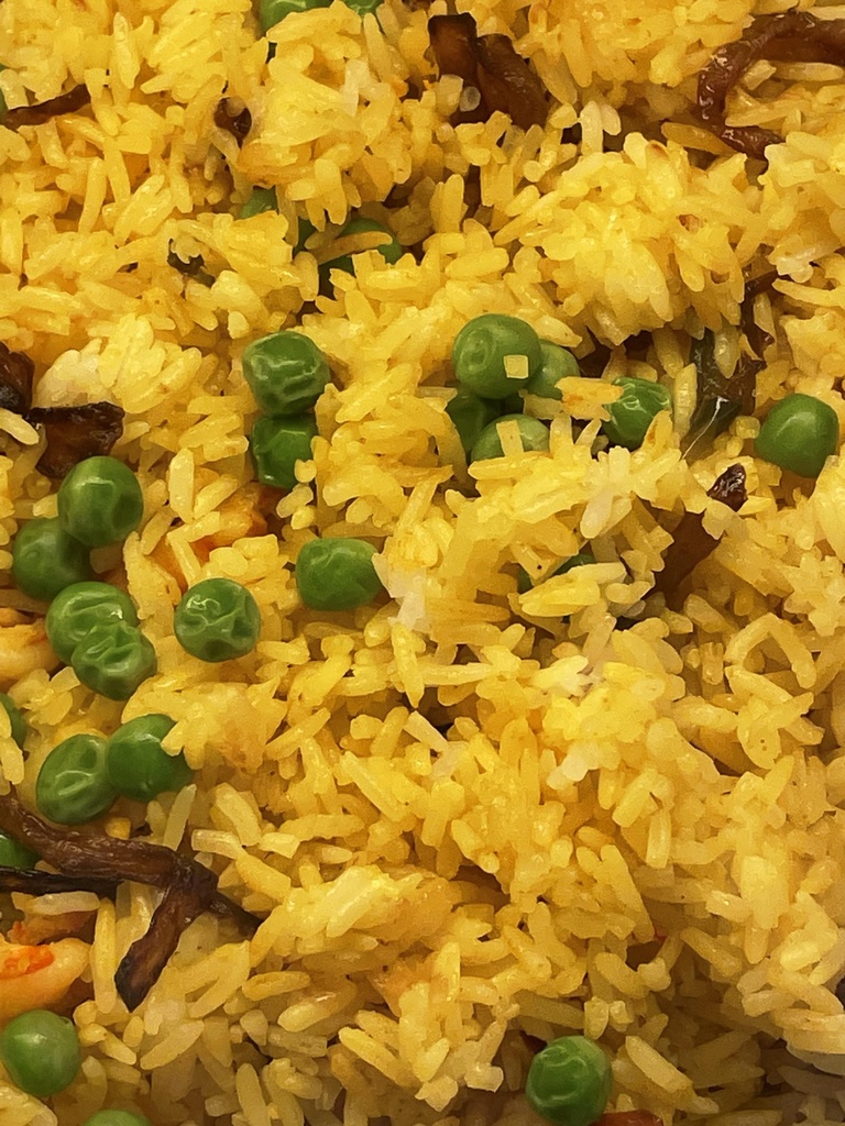 Riz curry sautée aux oeufs