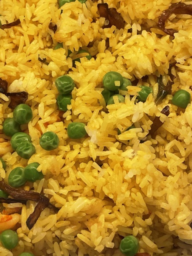 Riz curry sautée aux oeufs