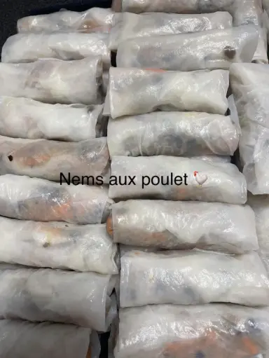 50 nems au poulet 